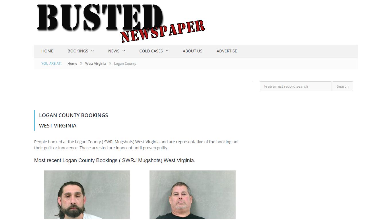 Logan County, WV ( SWRJ WV ) Mugshots - BUSTEDNEWSPAPER.COM